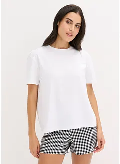 Oversized shortama met met geweven short, bonprix