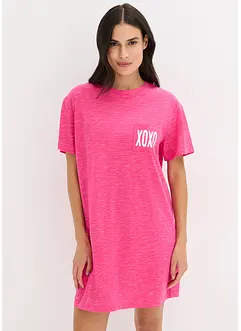 Oversized nachthemd van slubgaren, bonprix