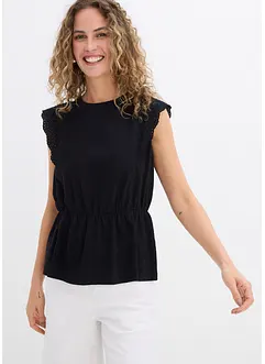 Shirt met broderie anglaise, bonprix