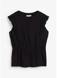 Shirt met broderie anglaise, bonprix