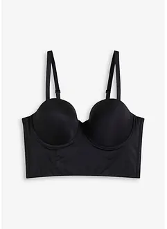 Voorgevormde bh top met glanseffect, bonprix