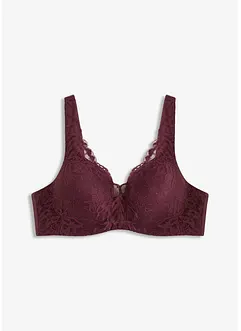 Voorgevormde bh met gewatteerde bandjes en delicate kant, bonprix