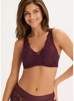 Voorgevormde bh met gewatteerde bandjes en delicate kant, bonprix