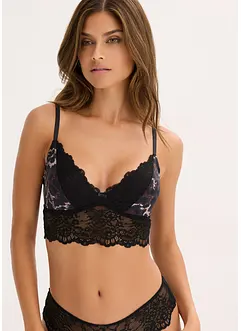 Triangel bralette met kant, bonprix