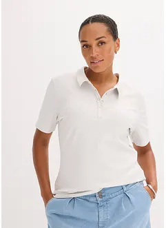 Poloshirt in een viscosemix, bonprix