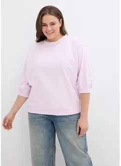 Oversized sweater van katoen, bonprix
