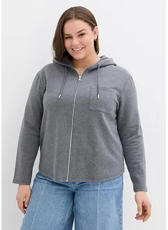 Sweatvest met capuchon, bonprix