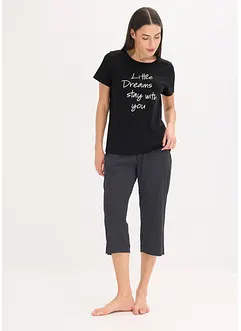 Capri pyjama van biologisch katoen, bonprix