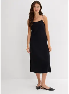 Flanellen jurk met bandjes van puur katoen, bonprix