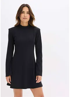 Mini jurk in A-lijn en trompetmouwen, bonprix