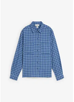 Geruite overhemdblouse van katoen, bonprix