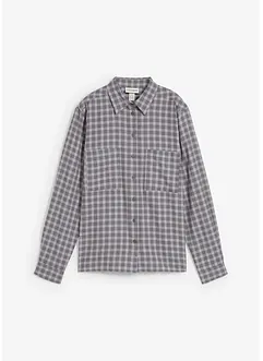 Geruite overhemdblouse van katoen, bonprix