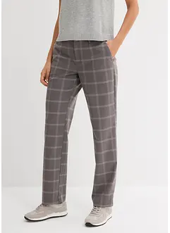 Geruite chino broek, bonprix