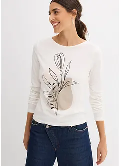 Longsleeve van puur katoen, bonprix