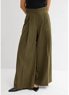 Broek in een viscosemix met gespen aan de zijkanten, bonprix