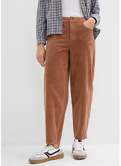 Corduroy broek in barrel model, bonprix