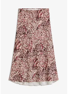 Satijnen rok met structuur, bonprix