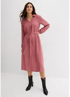 Midi jurk van soepele viscose, bonprix