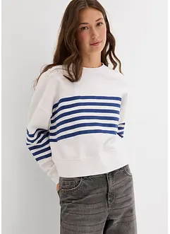 Oversized sweater van puur katoen, bonprix