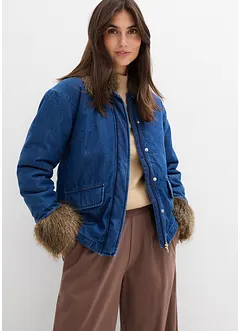 Spijkerjas, licht gewatteerd, bonprix