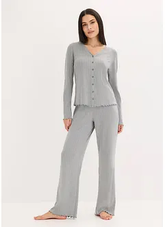 Huispak van zacht Pointelle jersey, bonprix