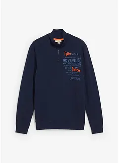 Troyer sweater van puur katoen, bonprix