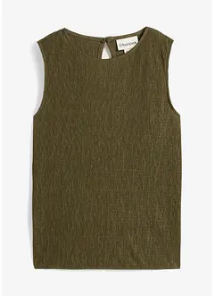 Blouse van gestructureerde crinkle, bonprix