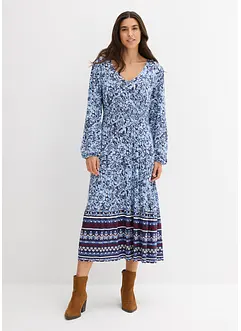 Maxi jurk van een zachte viscose-elastanmix, bonprix