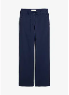 Wijde 7/8 broek van elastisch biologisch katoenmix, bonprix