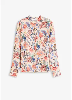 Blouse met een bloemmotief, bonprix