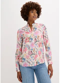 Blouse met een bloemmotief, bonprix