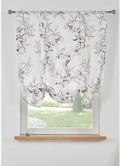 Vouwgordijn met bloemenprint, bonprix
