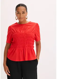 Shirt met smokwerk, bonprix