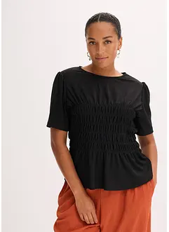 Shirt met smokwerk, bonprix