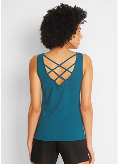 Jersey top met rugdetail, bonprix