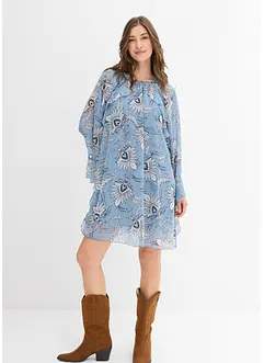 Tuniekjurk van gestructureerde chiffon, bonprix