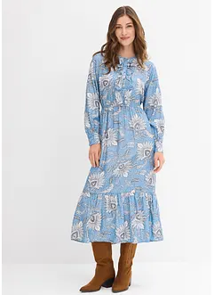 Maxi jurk in een soepele viscosemix, bonprix