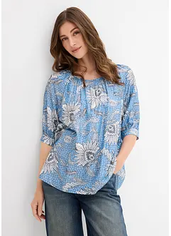 Blouse in een fijne viscosemix, bonprix