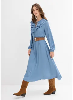 Maxi jurk van soepele viscose, bonprix