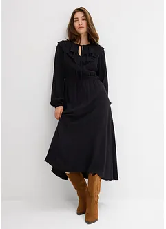 Maxi jurk van soepele viscose, bonprix