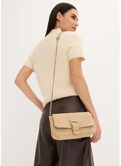 Schoudertas van wildleer, bonprix