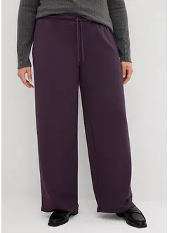 Jersey broek van stevige interlock, bonprix