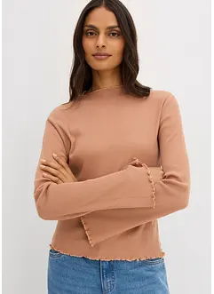 Geribd shirt van puur katoen, bonprix