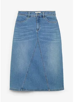 High waist stretch spijkerrok, bonprix