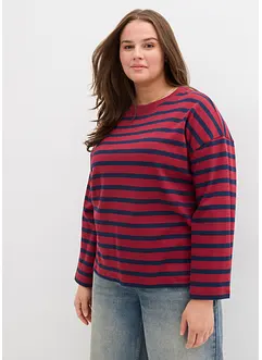 Gestreept shirt van puur biologisch katoen, bonprix
