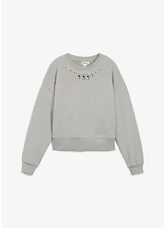 Oversized sweater van katoen, bonprix