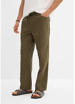 Classic fit instapbroek van licht katoen, straight, bonprix