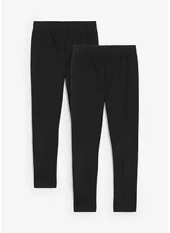 Legging van elastisch biologisch katoen (set van 2), bonprix