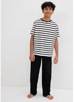 Pyjama + shortama met biologisch katoen (4-dlg. set), bonprix