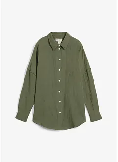 Oversized overhemd van luchtige mousseline, bonprix